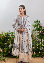 Mul Chanderi Short Anarkali - SC247153