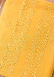 Chanderi Chikankari Men's Kurta Material - SC245135