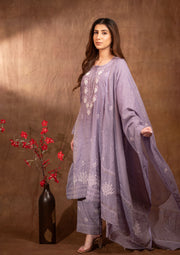 Tissue Chanderi Chikankari Suit - sc2424242