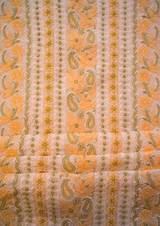 Cotton White - yellow and green 3 pc suit
