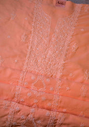 Women's Handcrafted Cotton Unstitched  Chikankari Suit Material - SC247551