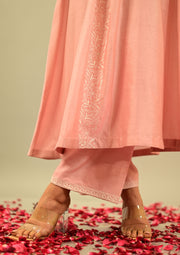 Pink Chanderi Co-ord Set