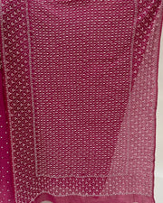 Mul Chikankari Unstitched 2pc Suit - Fuchsia Pink
