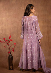 Tissue Chanderi Chikankari Anarkali - sc2410374