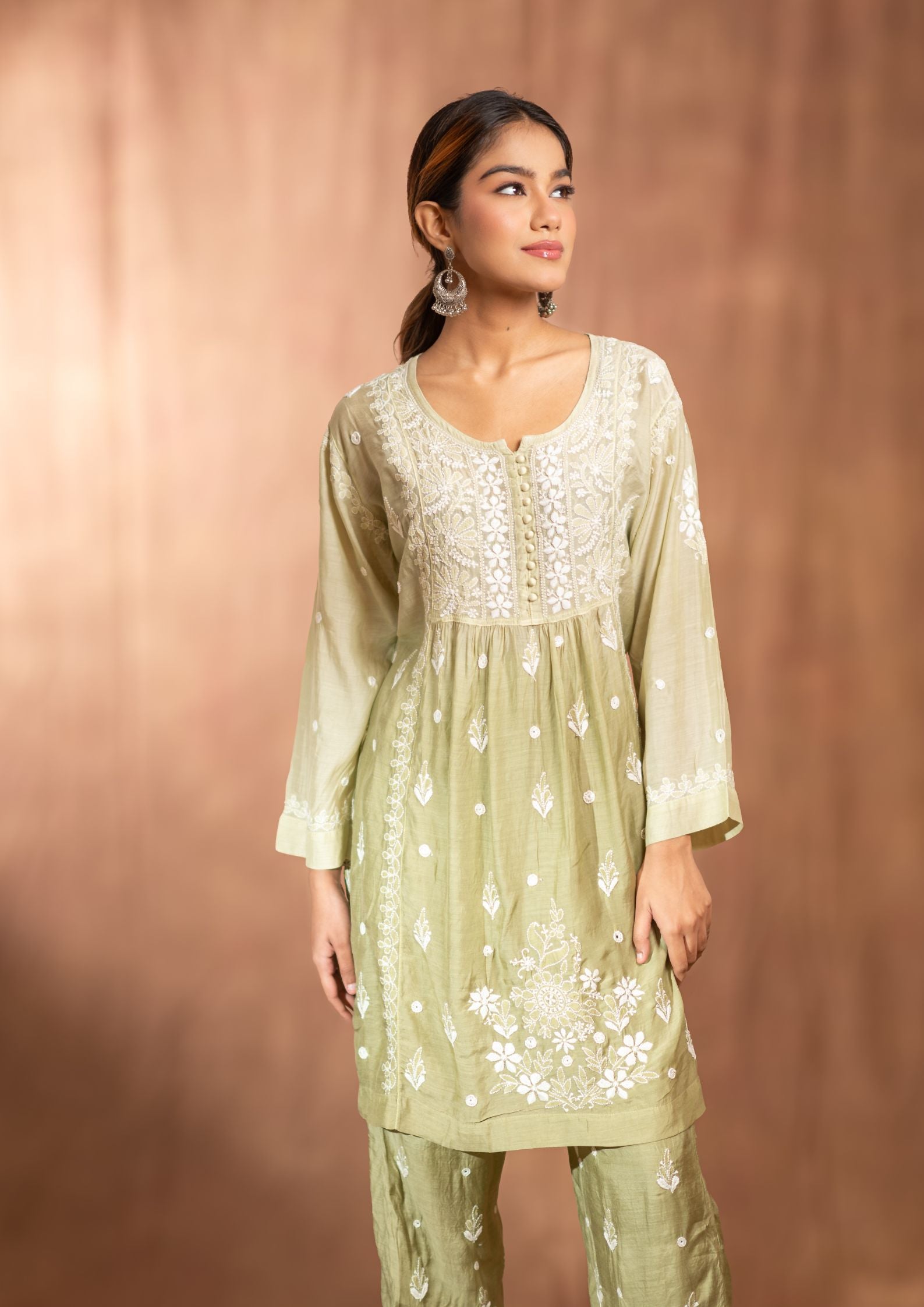 Chikankari Co-ord set - sc2422340