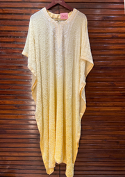 Ombre yellow kaftan