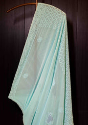 Georgette  Chikankari Saree sc2423508