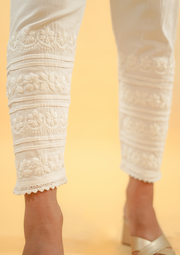 Chikankari Pant in Soft Cotton - SC114171