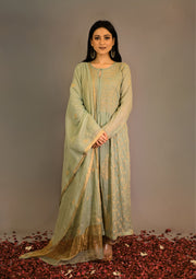 Tissue Chanderi Suit