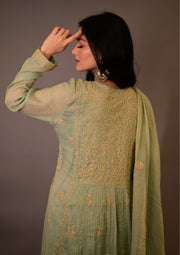 Tissue Chanderi Suit