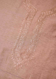 Linen  Chikankari Men's Kurta Material - SC2415420