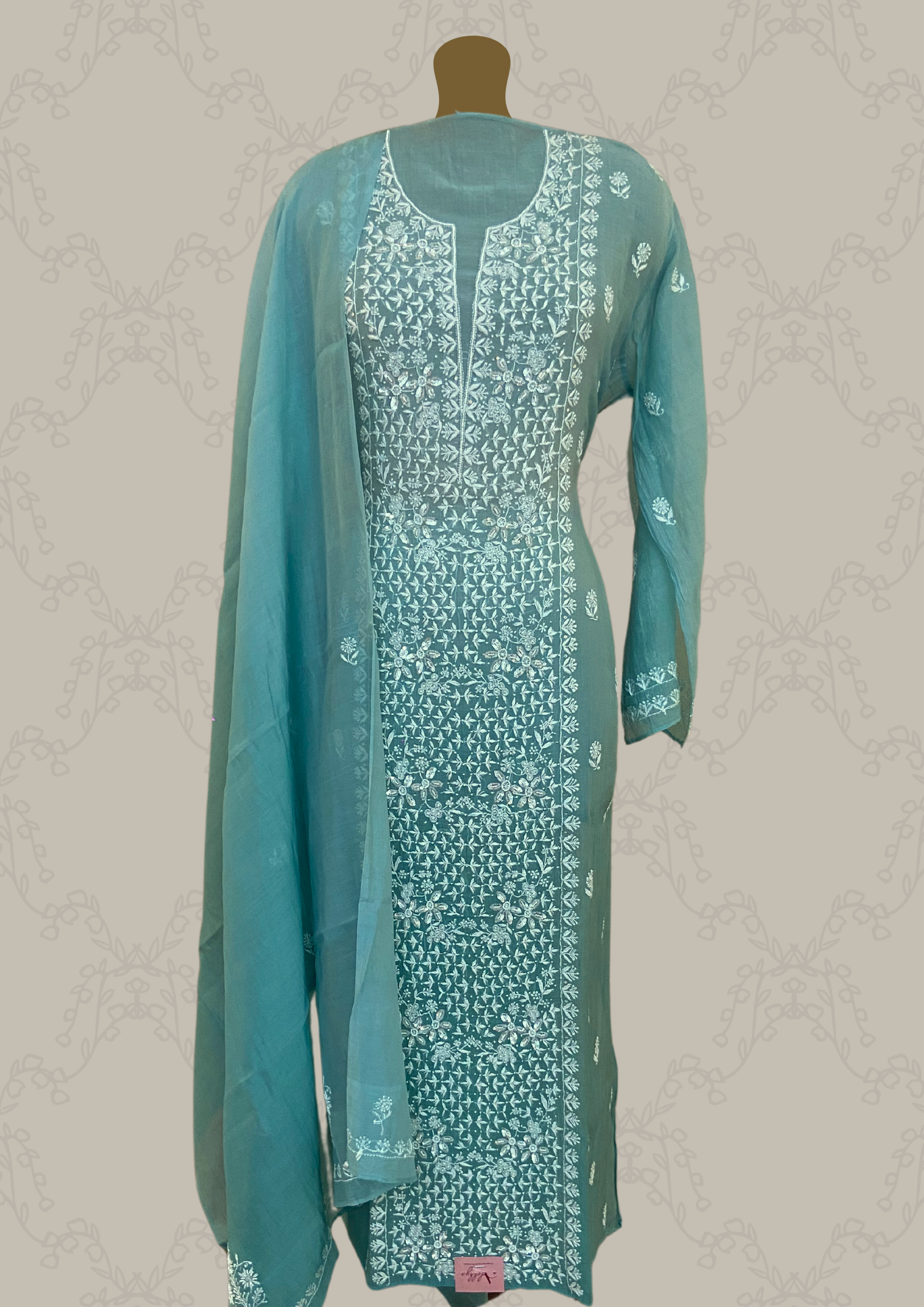 Unstitched Suit - Light sea Green