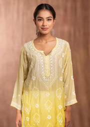 Chikankari KurtI with Muslin -SC243588