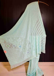 Georgette  Chikankari Saree sc2423508