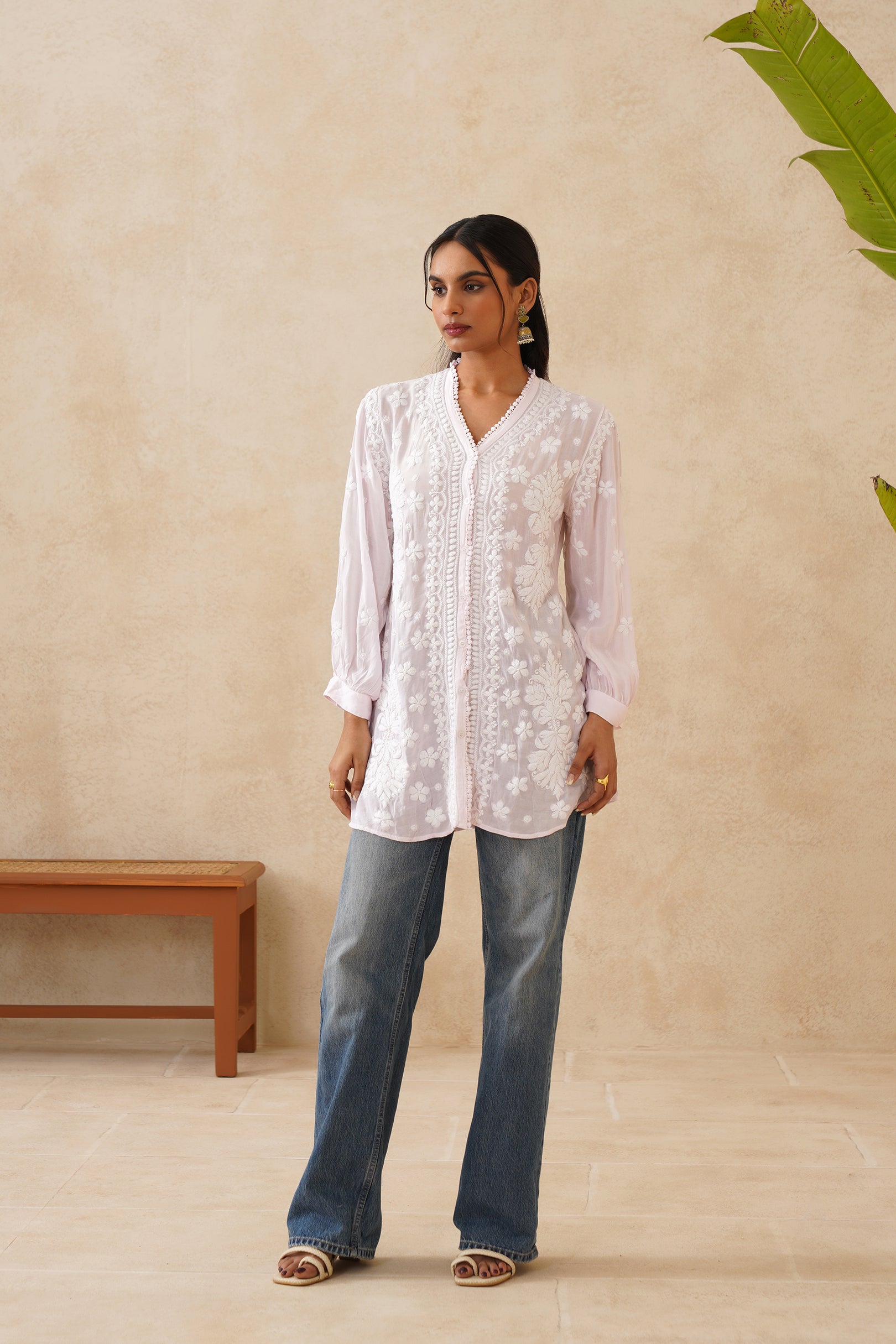 Modal Shirt - Soft Pink