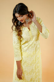 Muslin Chikankari Kurta