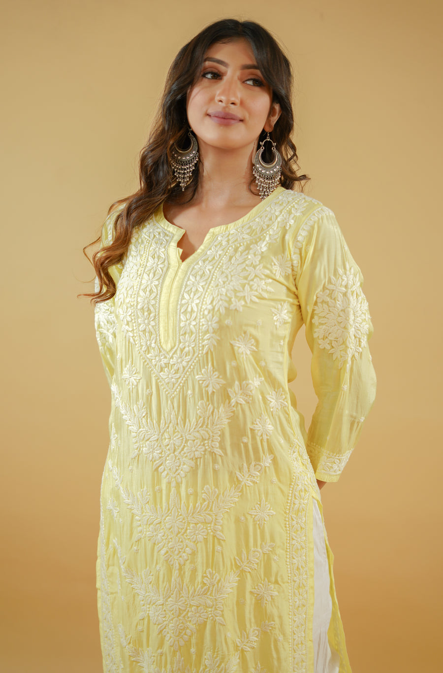 Muslin Chikankari Kurta