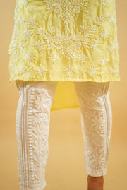 Chikankari straight pants- SC114147