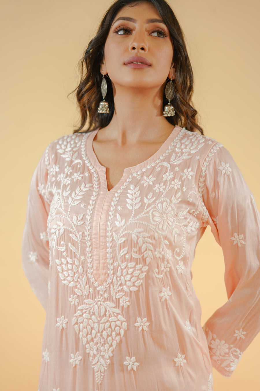 Muslin Chikankari Kurta