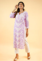 Muslin Chikankari Kurta