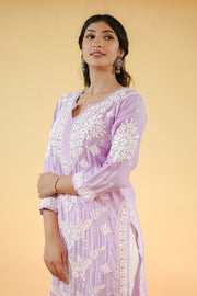 Muslin Chikankari Kurta