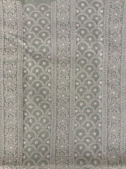 Cotton Chikankari Unstitched Suit material - Mint Green