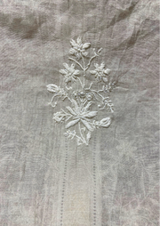 Chikankari Semistitched Silver Tissue Co-ord Set
